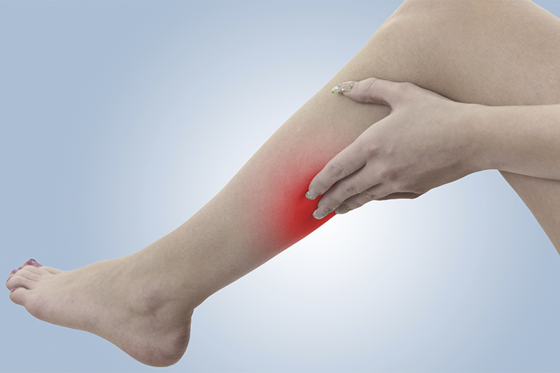 What should I do if I think I have a blood clot in my leg?