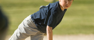young baseball pitcher