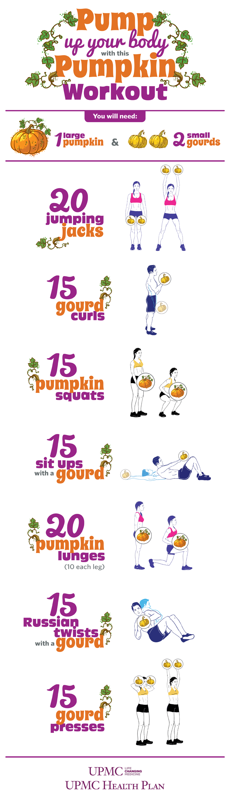 Pump up your body with this pumpkin workout!