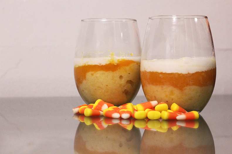 Healthy Halloween Treats - Candy Corn Smoothie